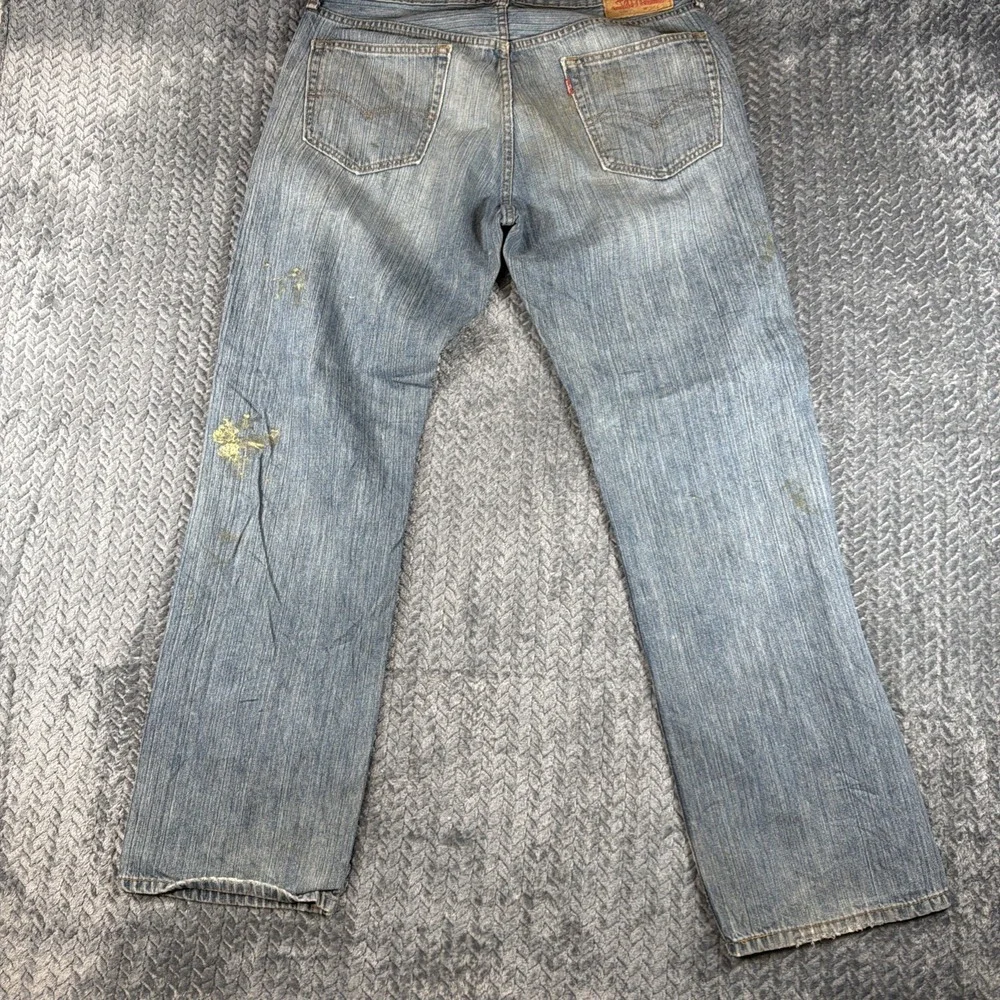 Levis 559 Jeans Mens 34x32 Blue Denim Cotton Faded Faded Straight Workwear Adult